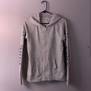 VS Pink Bling zip up